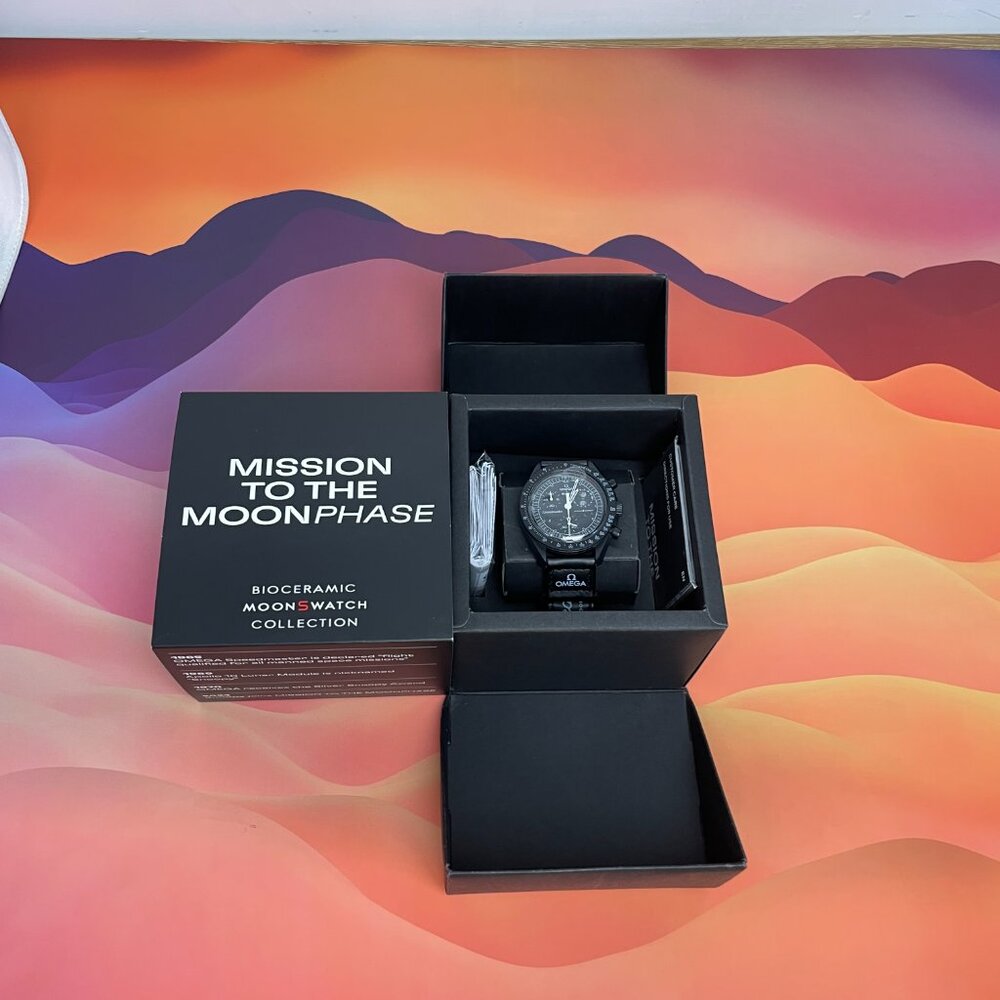 ✔Swatch X Omega Moonswatch Mission To New Moon